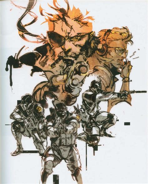 metal gear solid 3 box art real|metal gear yoji shinkawa.